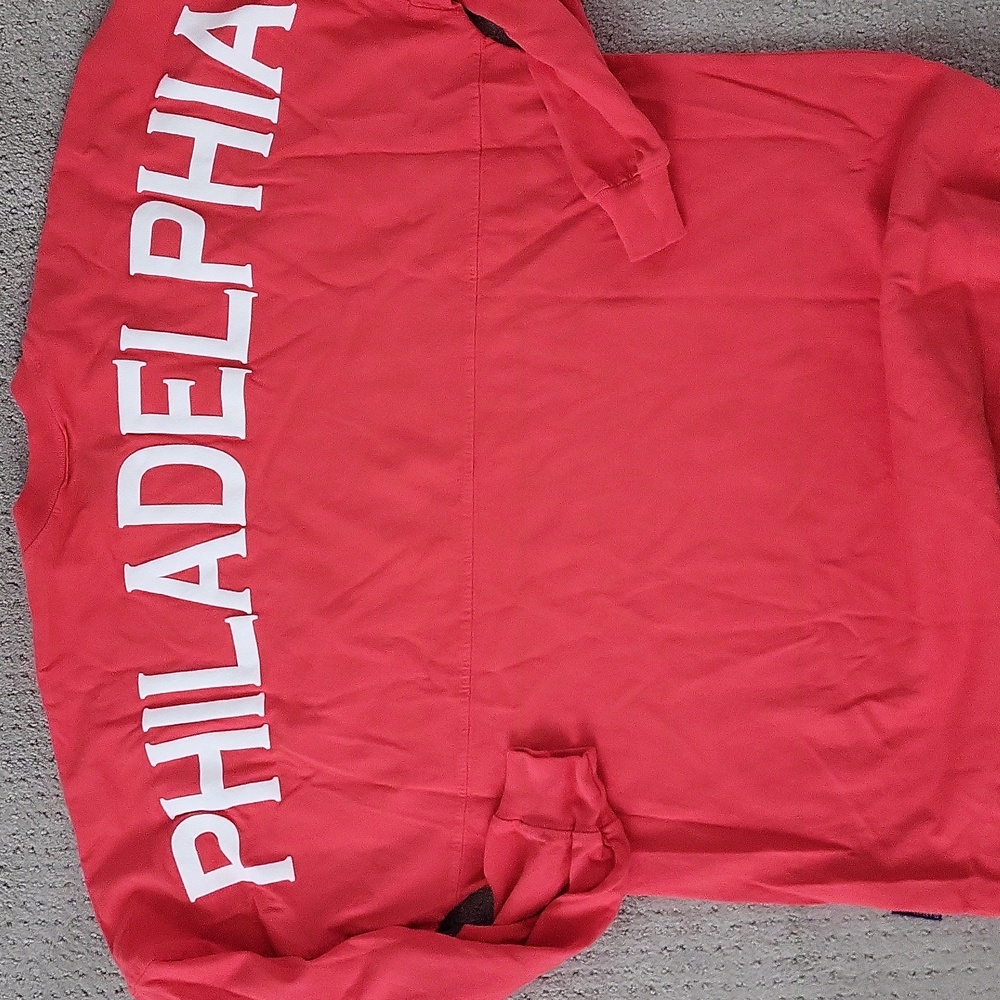 Lightweight Womens Cotton Sweatshirt "Philadelphia" On The Back